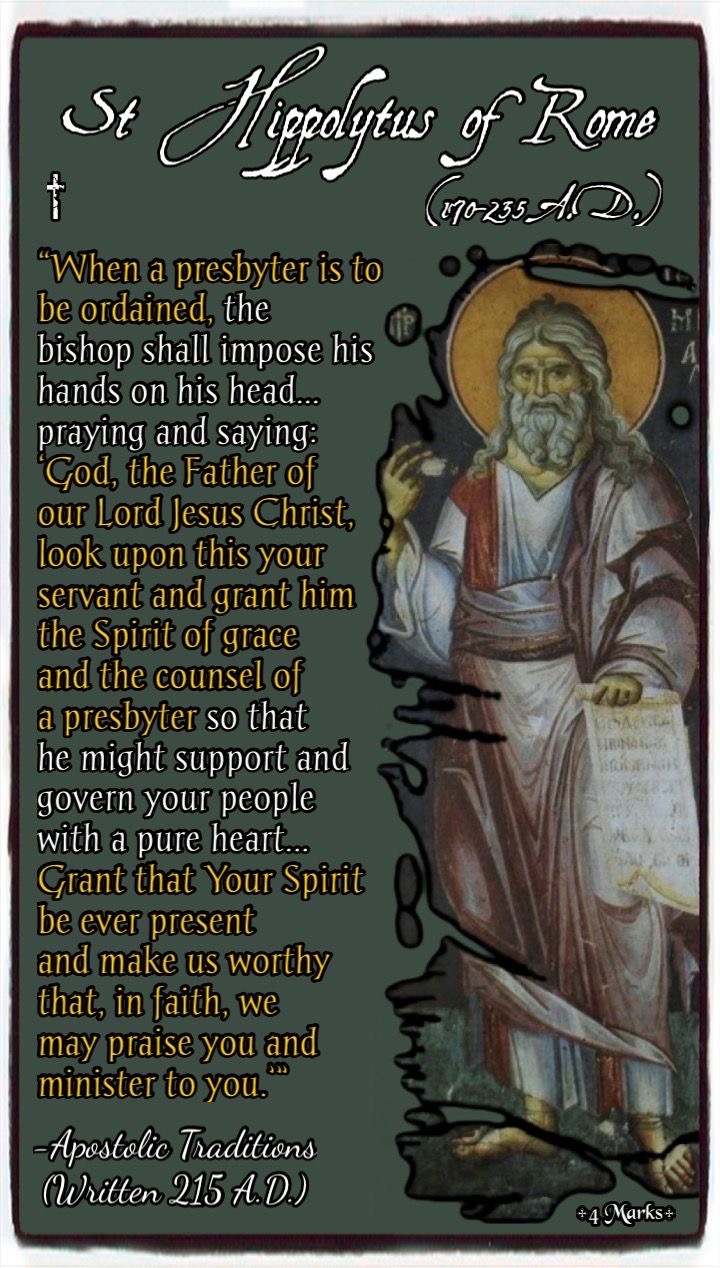 Church Father Hippolytus of Rome The 4 Marks